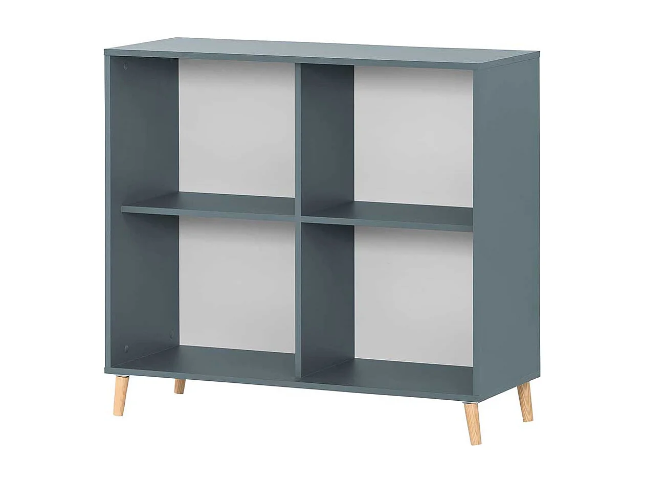 Büro Standregal in Petrol melaminbeschichtet Made in Germany