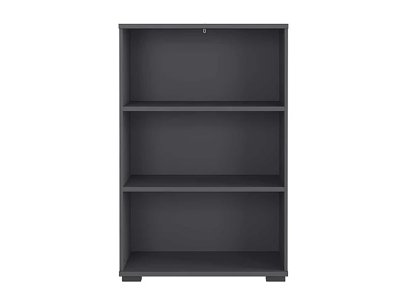 Büro Standregal in Dunkelgrau 80 cm breit