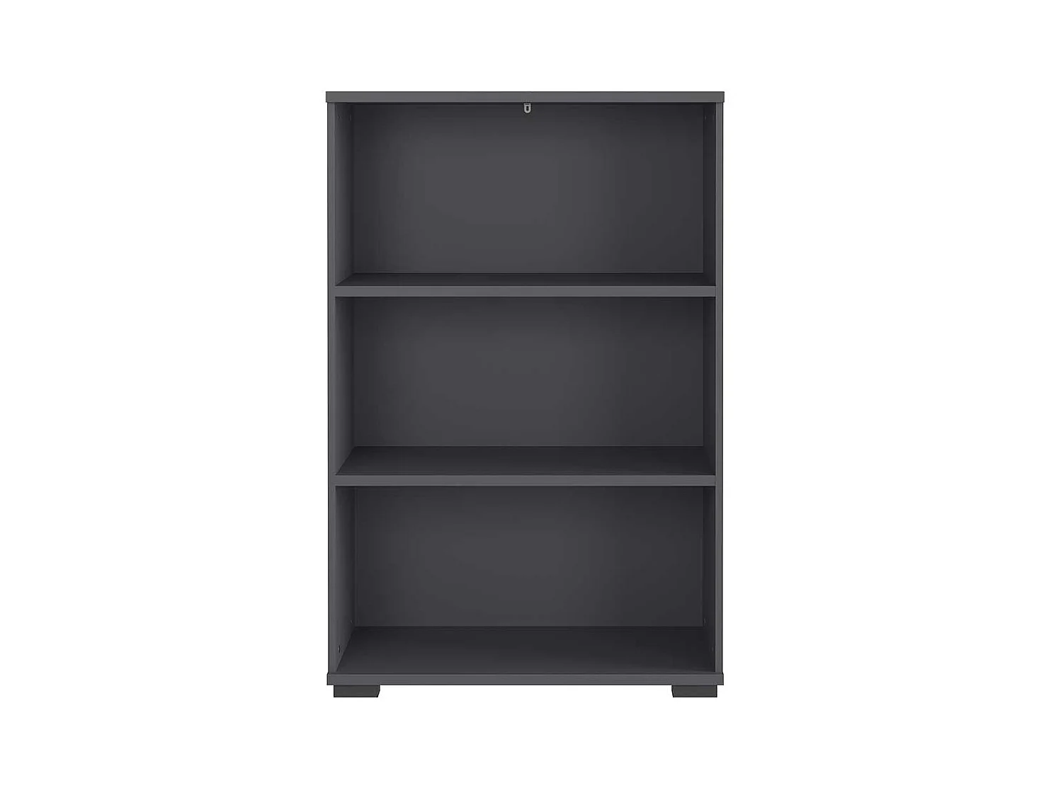 Büro Standregal in Dunkelgrau 80 cm breit