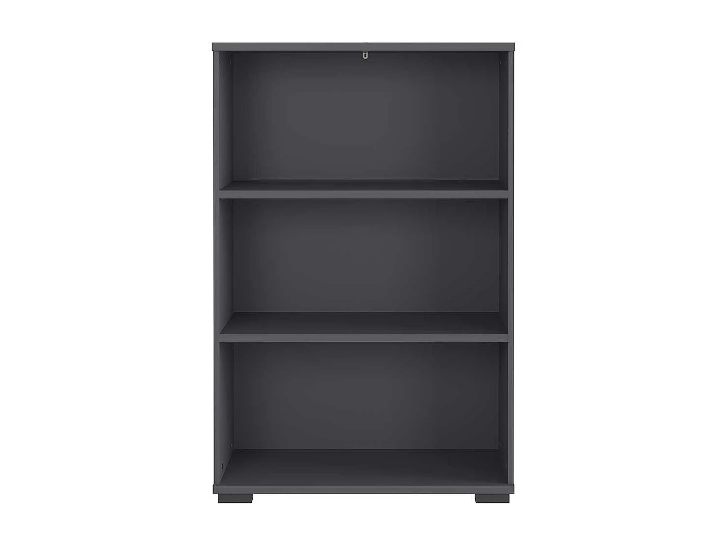 Büro Standregal in Dunkelgrau 80 cm breit