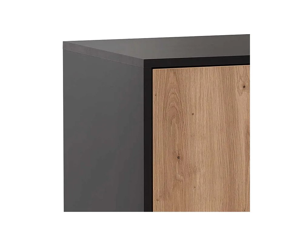 Büroregal Aktenregal in Wildeichefarben mit zwei Einlegeböden (zweiteilig)