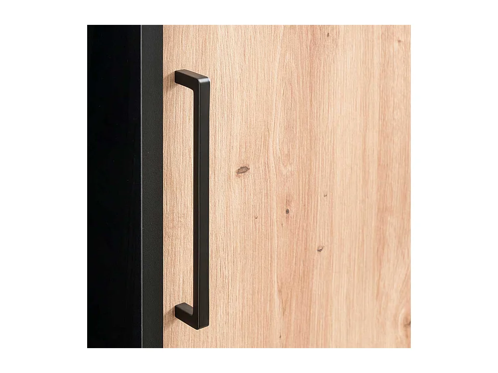 Büroregal Aktenregal in Wildeichefarben mit zwei Einlegeböden (zweiteilig)