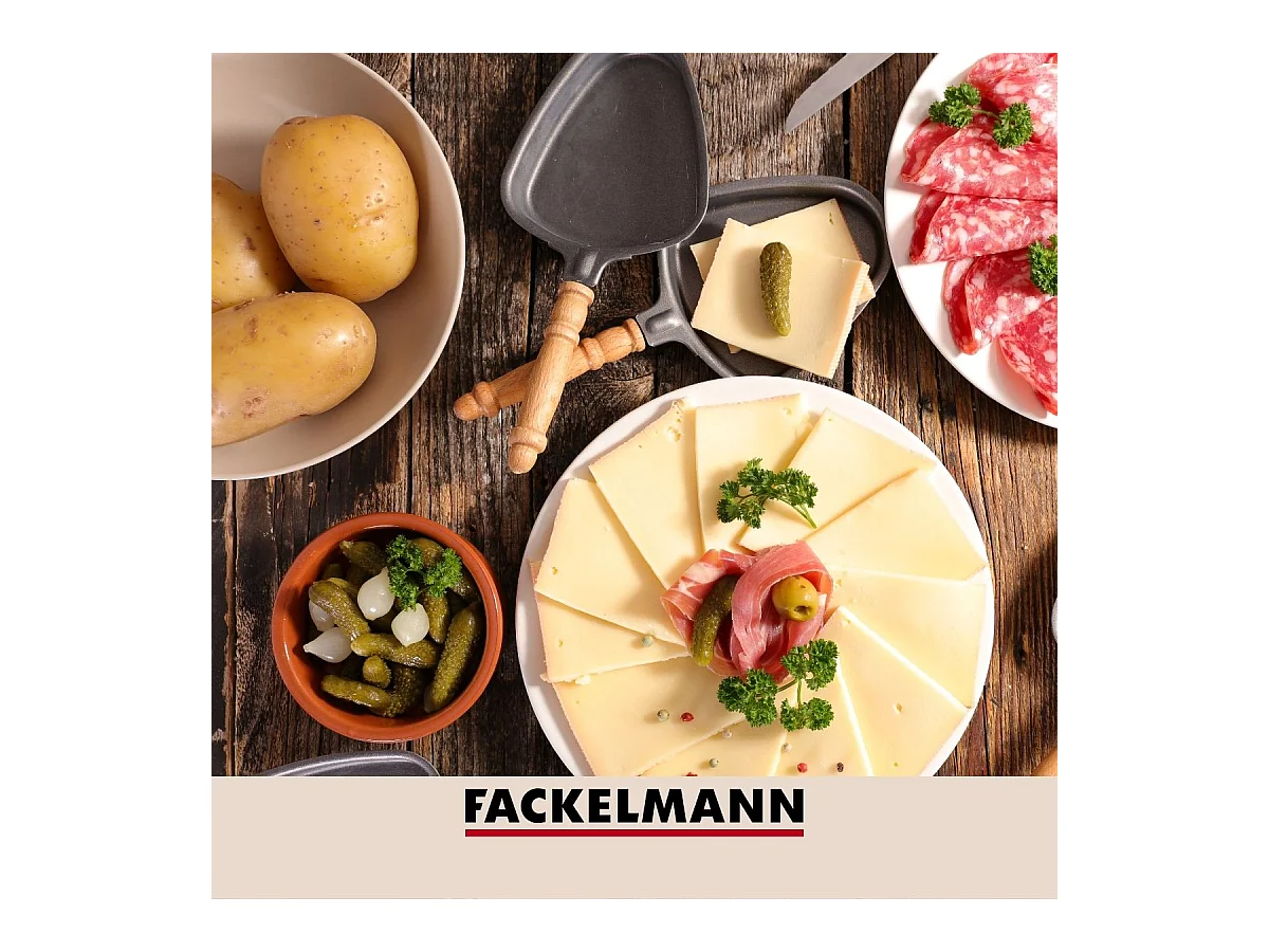 Duo Presse-purée à levier et Fourchette 3 dents pour pommes de terre Fackelmann