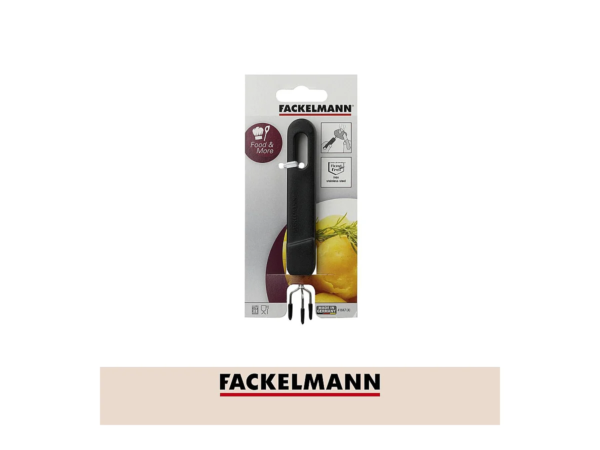 Duo Presse-purée à levier et Fourchette 3 dents pour pommes de terre Fackelmann