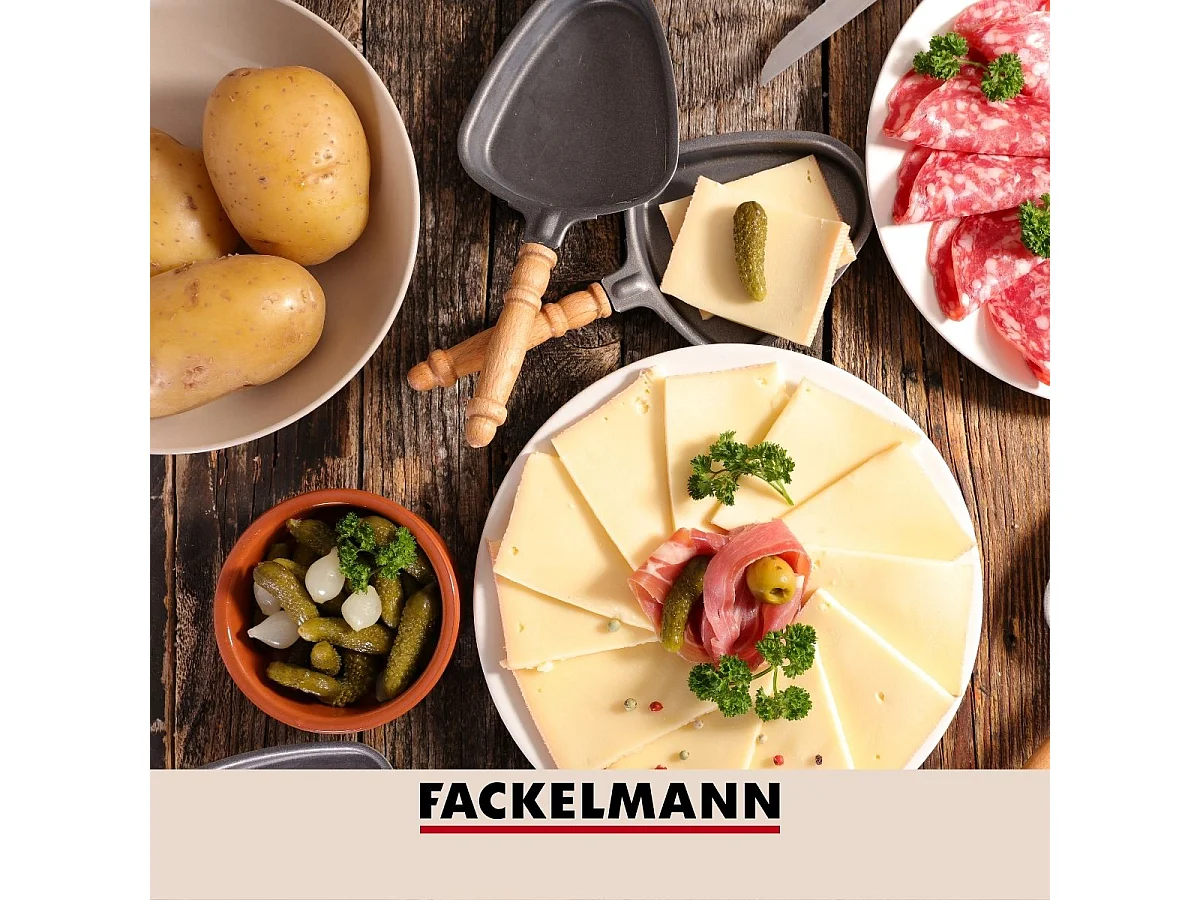 Duo Presse-purée à levier et Fourchette 3 dents pour pommes de terre Fackelmann