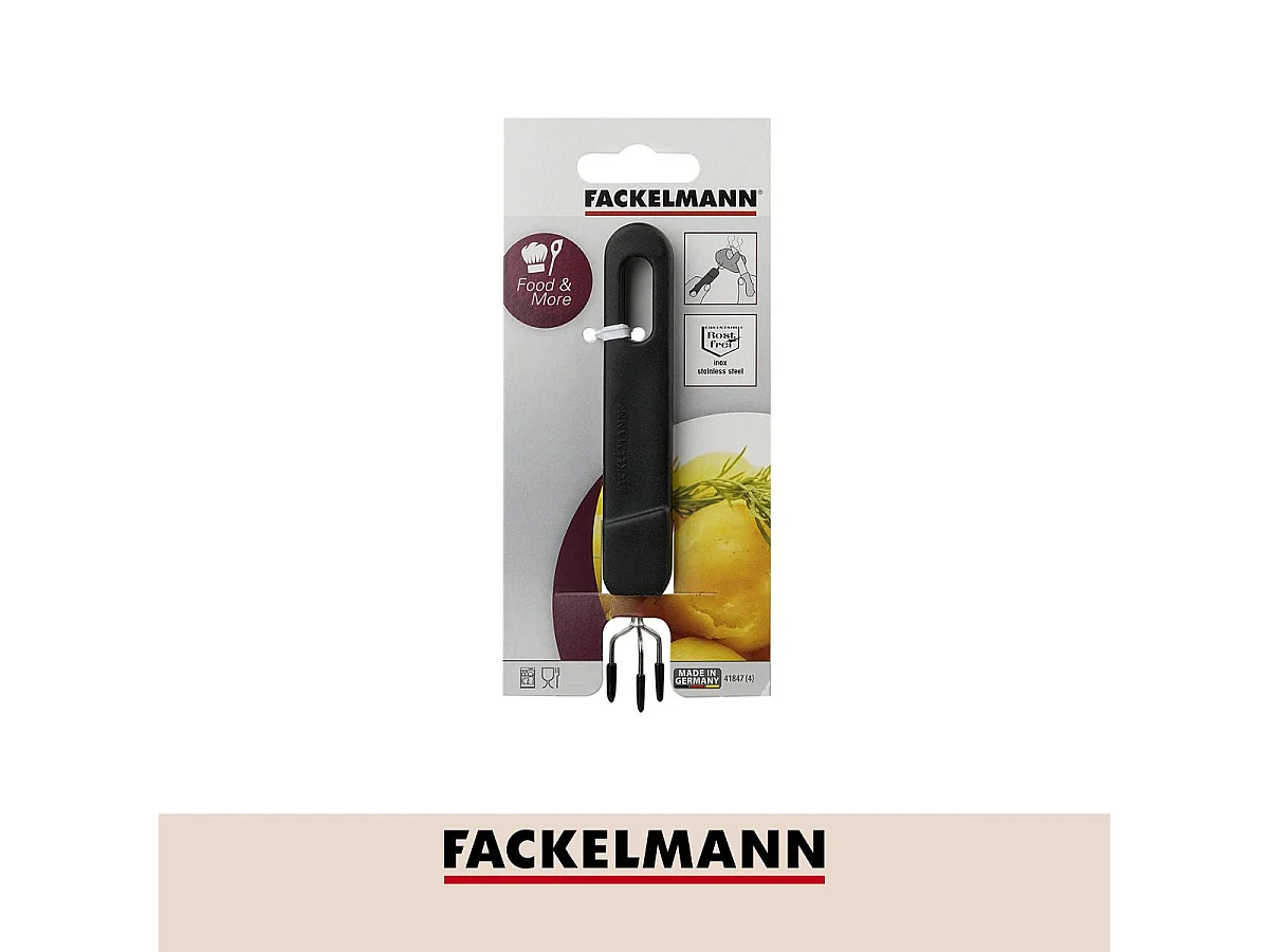 Duo Presse-purée à levier et Fourchette 3 dents pour pommes de terre Fackelmann