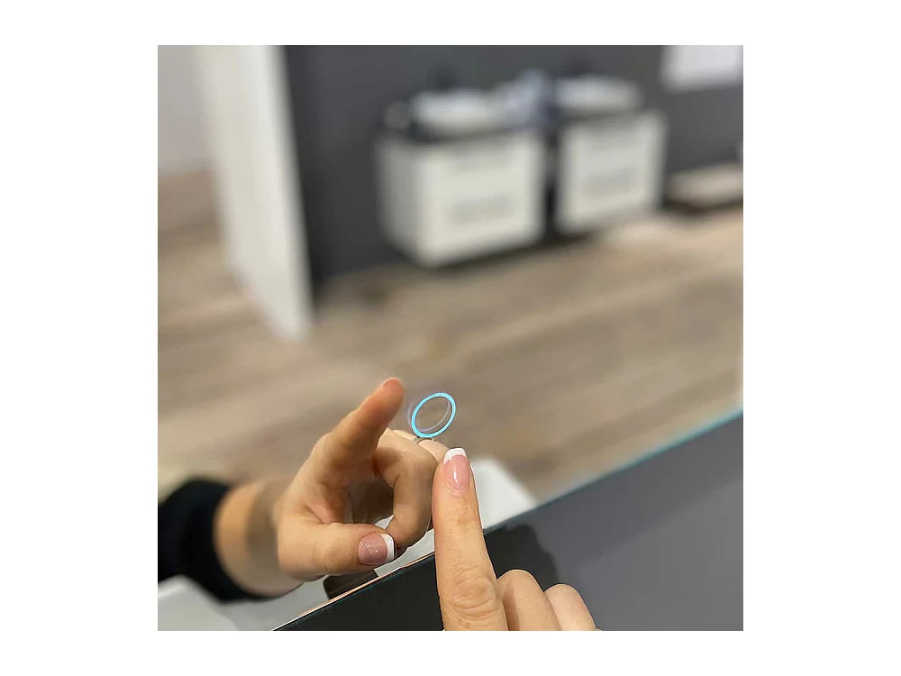 Badspiegel mit Touch Sensor Made in Germany 72 cm hoch