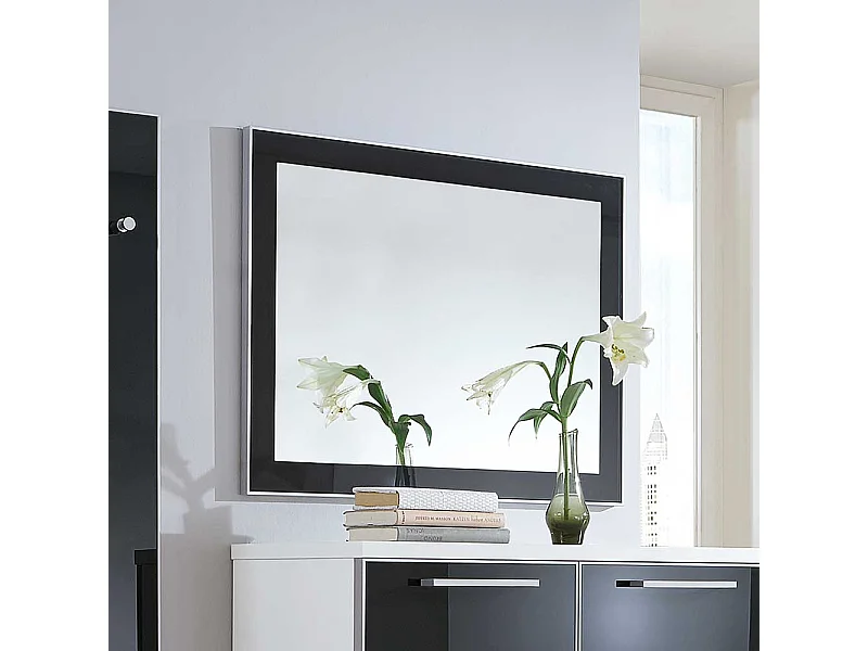 Garderobenspiegel in Anthrazit modern