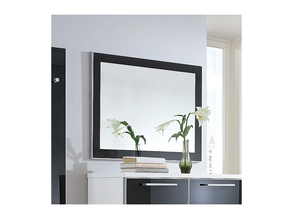 Garderobenspiegel in Anthrazit modern