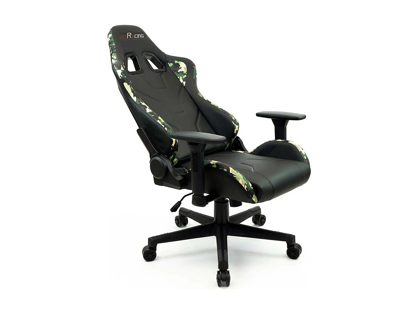 Gaming Schreibtischstuhl im Camouflage Style Lendenwirbelstütze