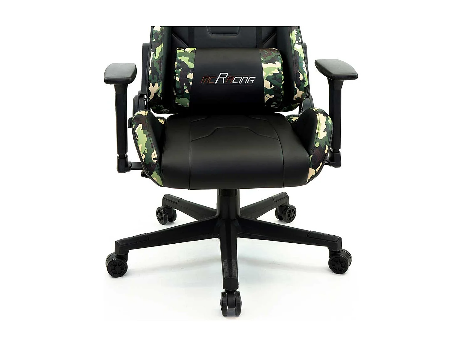 Gaming Schreibtischstuhl im Camouflage Style Lendenwirbelstütze