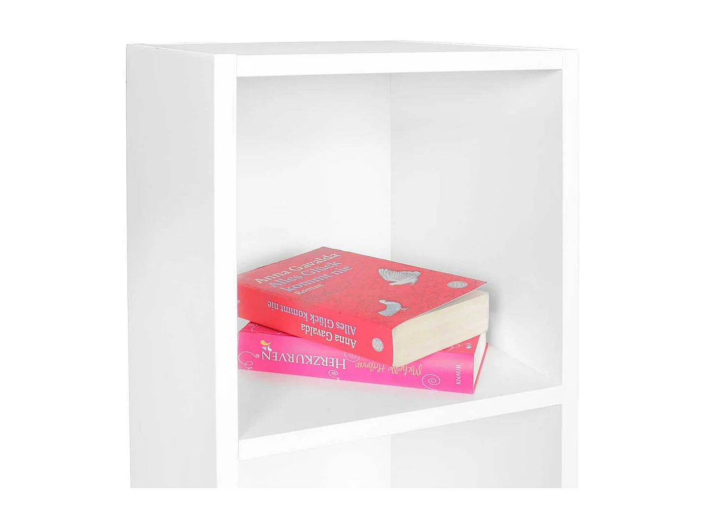 Bücher Regal weiss klein 60 cm hoch 30 cm breit