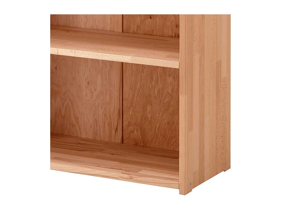 Bücherregal Buche geölt 186 cm hoch Rückwand