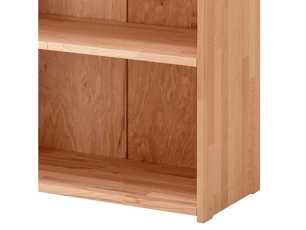 Bücherregal Buche geölt 186 cm hoch Rückwand