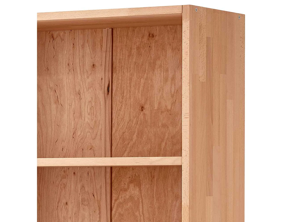 Bücherregal Buche geölt 186 cm hoch Rückwand