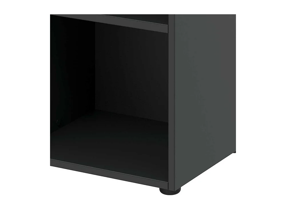 Aktenregal schmal hoch mit zwei Schubladen modernes Design