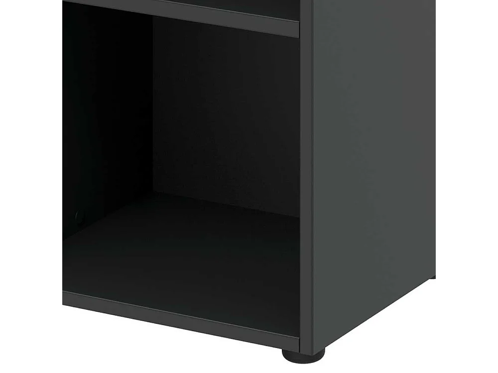 Aktenregal schmal hoch mit zwei Schubladen modernes Design