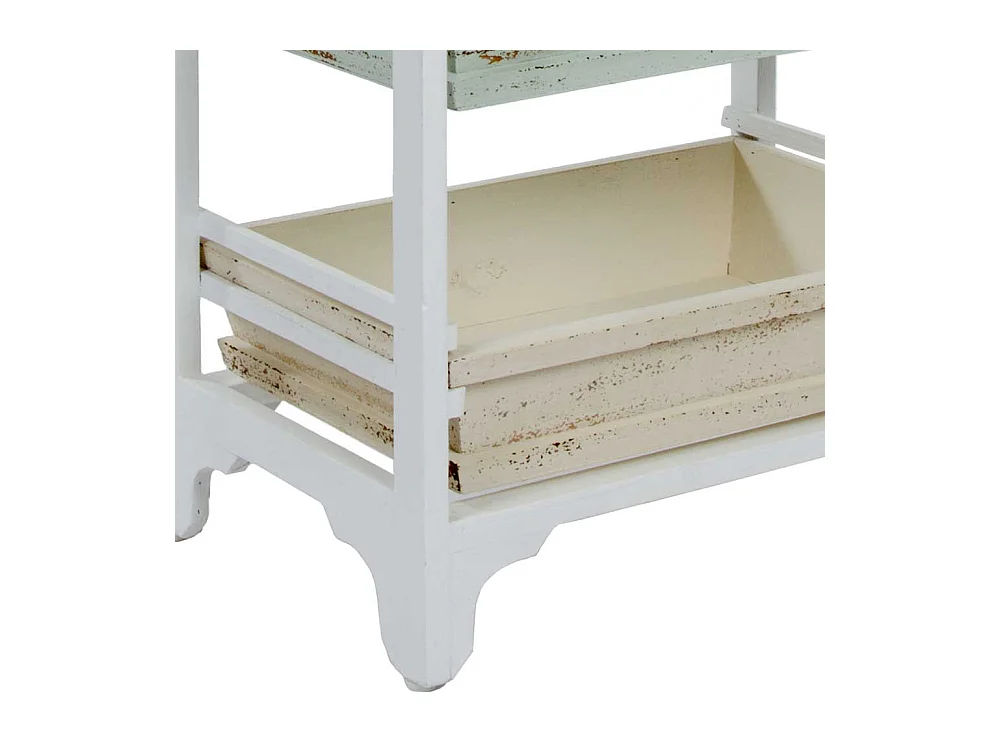 Standregal aus Holz mit herausnehmbaren Auszügen Shabby Chic Stil