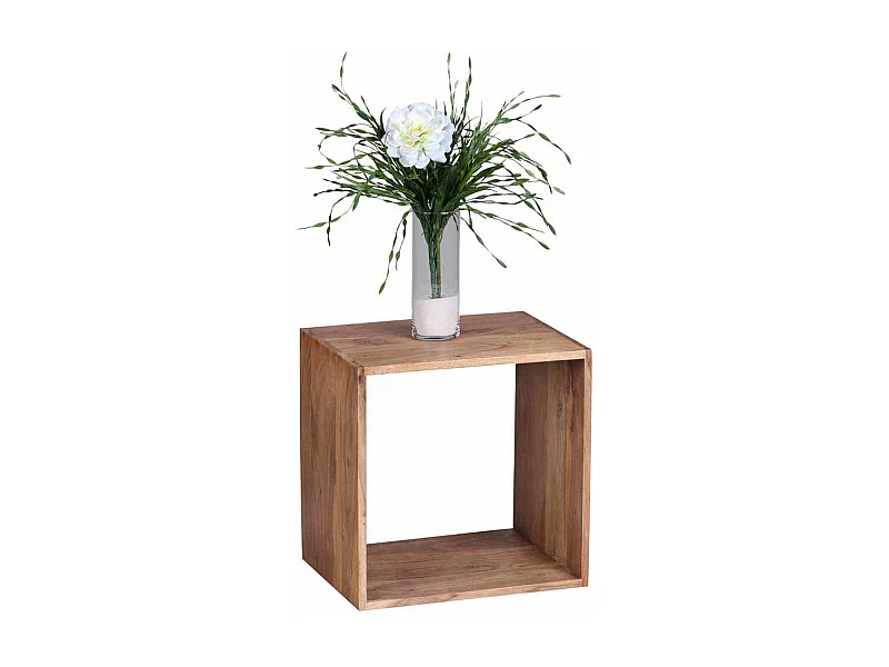 Regal mit 1 Fach Akazie Massivholz