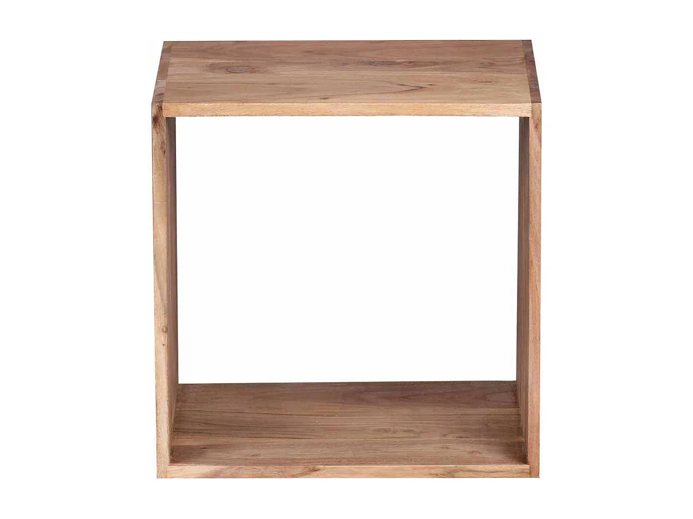 Regal mit 1 Fach Akazie Massivholz