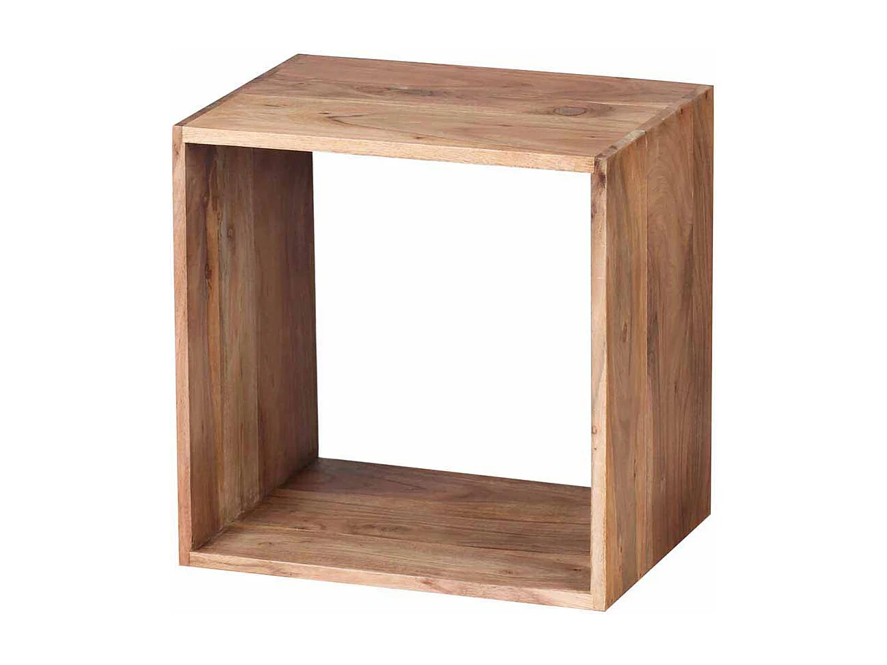 Regal mit 1 Fach Akazie Massivholz