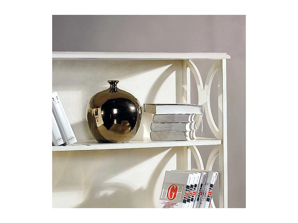 Standregal in Weiß 120 cm hoch