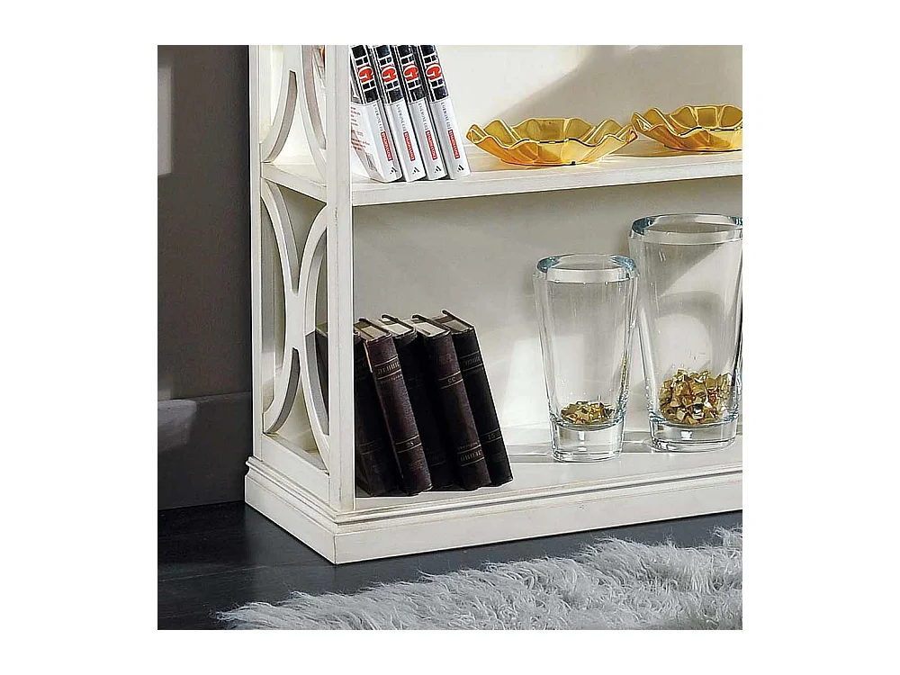 Standregal in Weiß 120 cm hoch