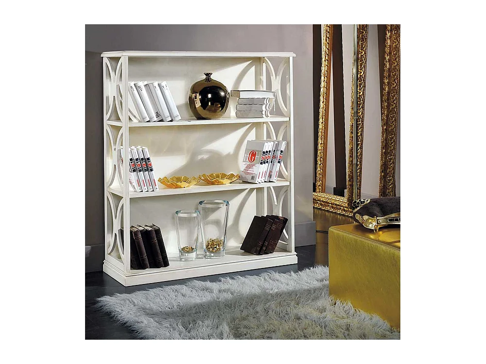 Standregal in Weiß 120 cm hoch