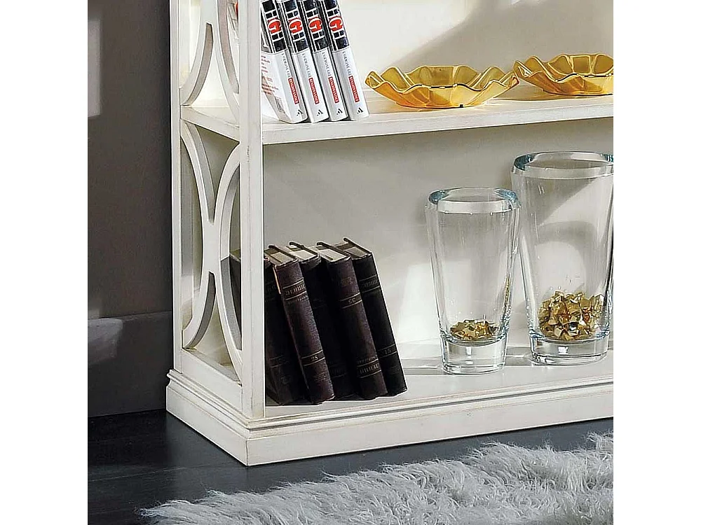 Standregal in Weiß 120 cm hoch