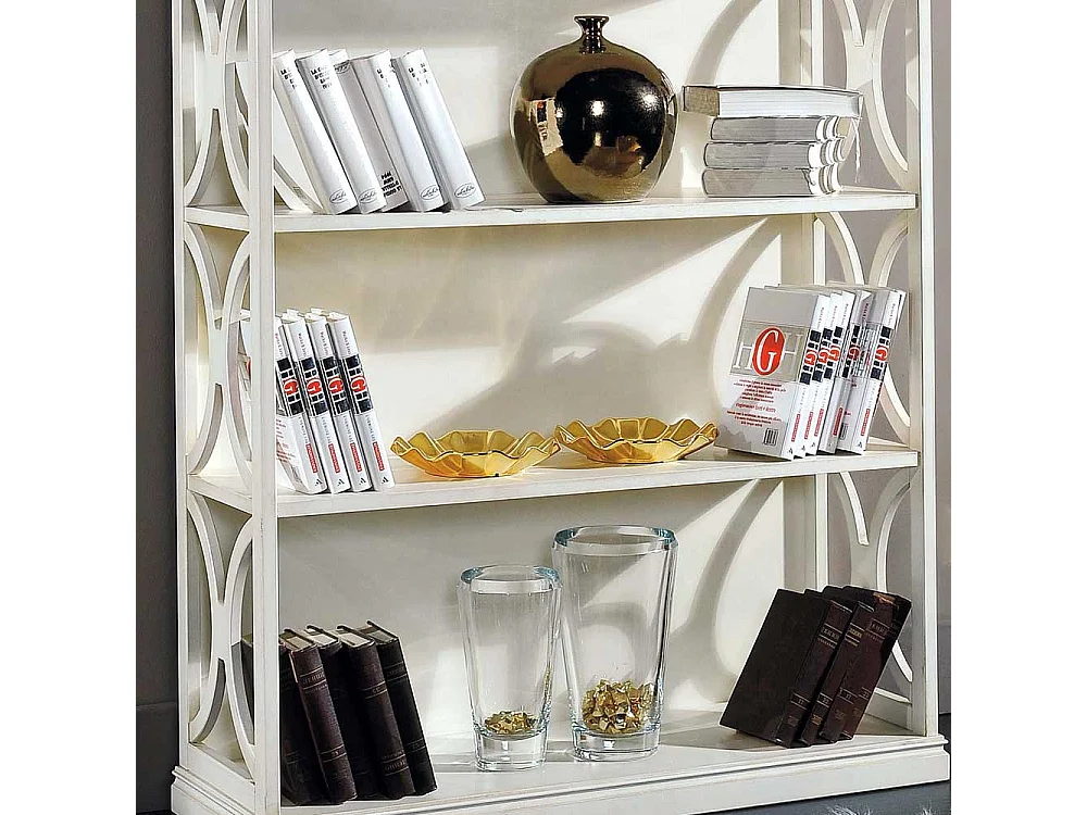 Standregal in Weiß 120 cm hoch