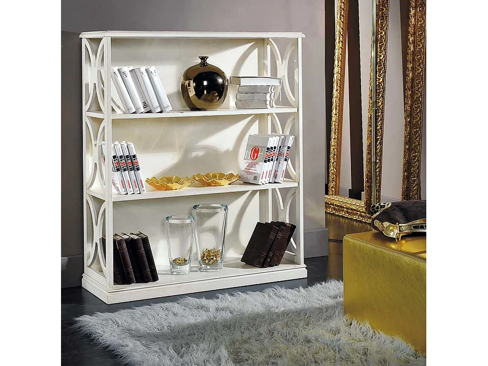 Standregal in Weiß 120 cm hoch