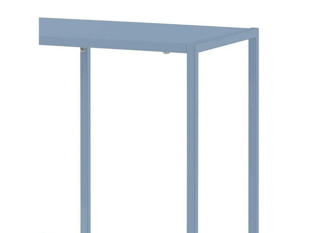 Metall Bücher Regal in Petrol pulverbeschichtet 100 cm breit