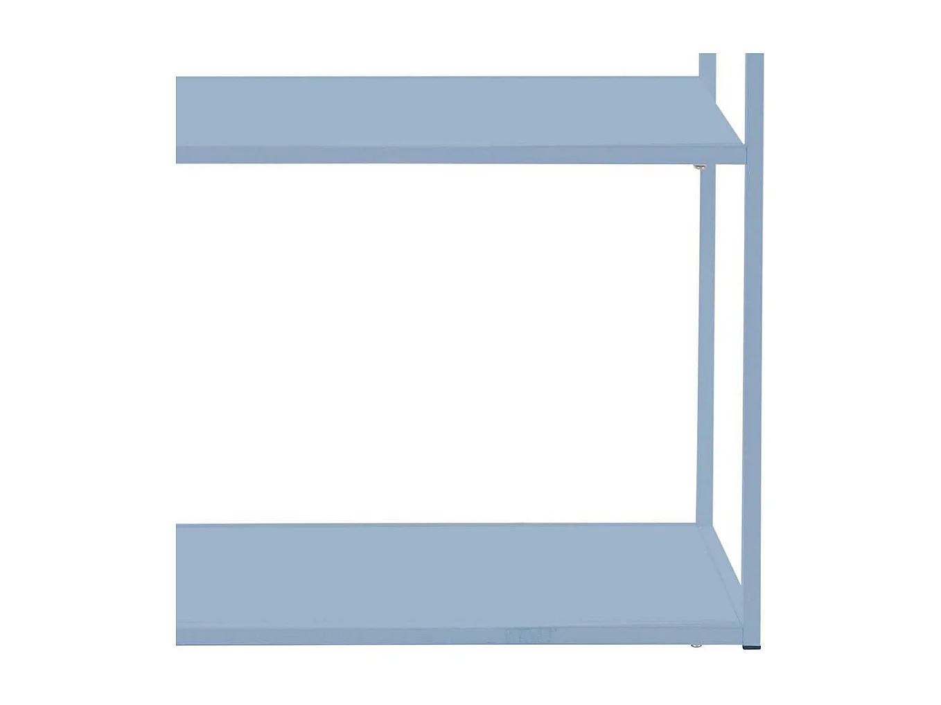 Metall Bücher Regal in Petrol pulverbeschichtet 100 cm breit