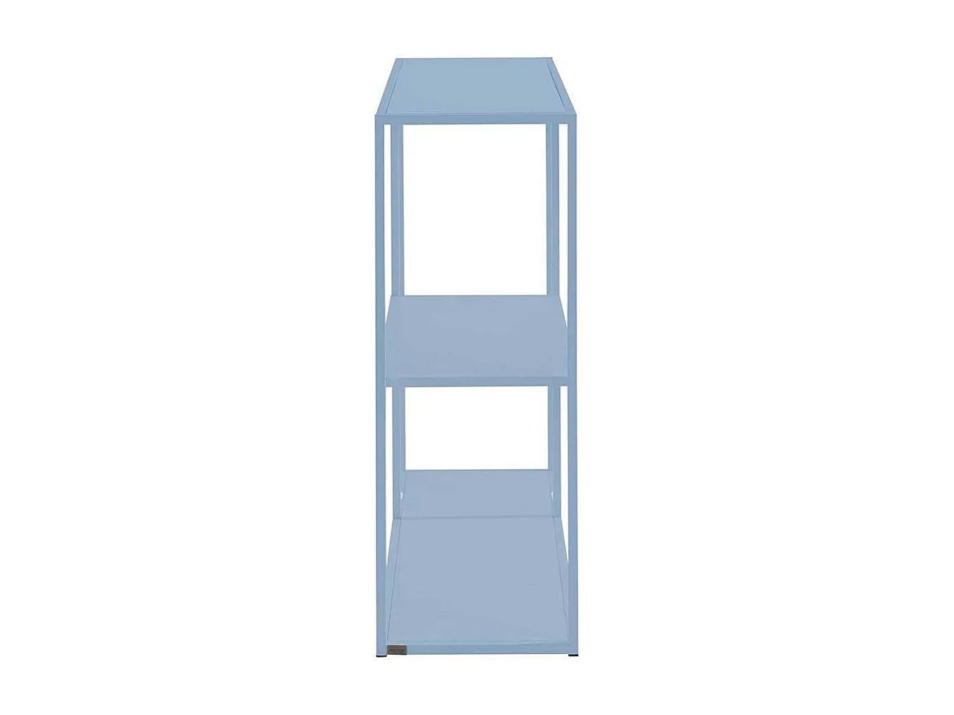 Metall Bücher Regal in Petrol pulverbeschichtet 100 cm breit