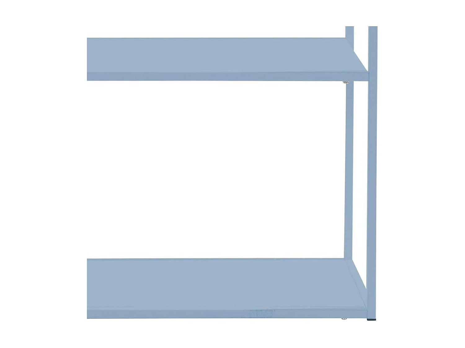 Metall Bücher Regal in Petrol pulverbeschichtet 100 cm breit