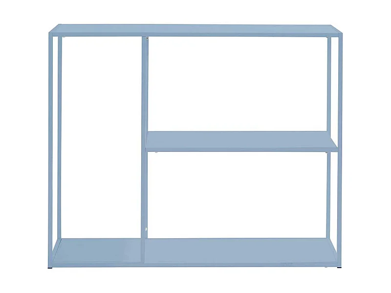 Metall Bücher Regal in Petrol pulverbeschichtet 100 cm breit