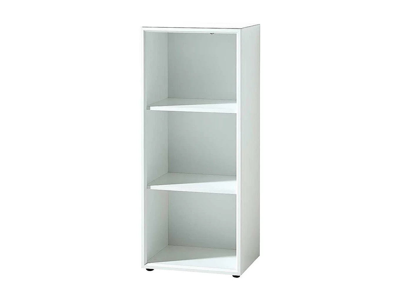 Weißes Regal 50 cm breit Glas beschichtet