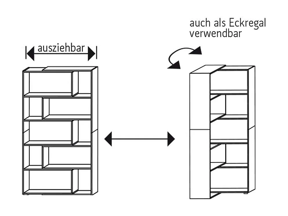 Regal f�r Nische Wei�