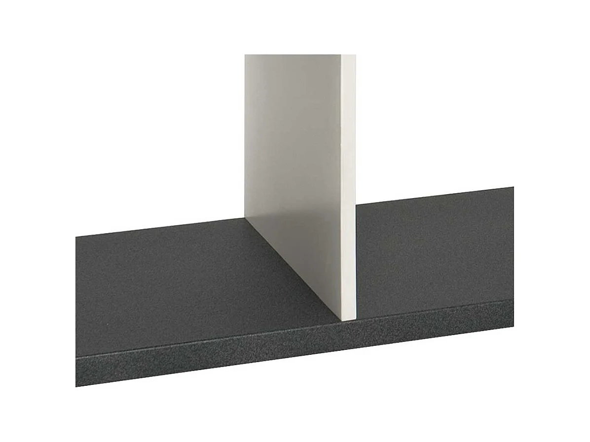 TV Regal in Weiß Grau modern