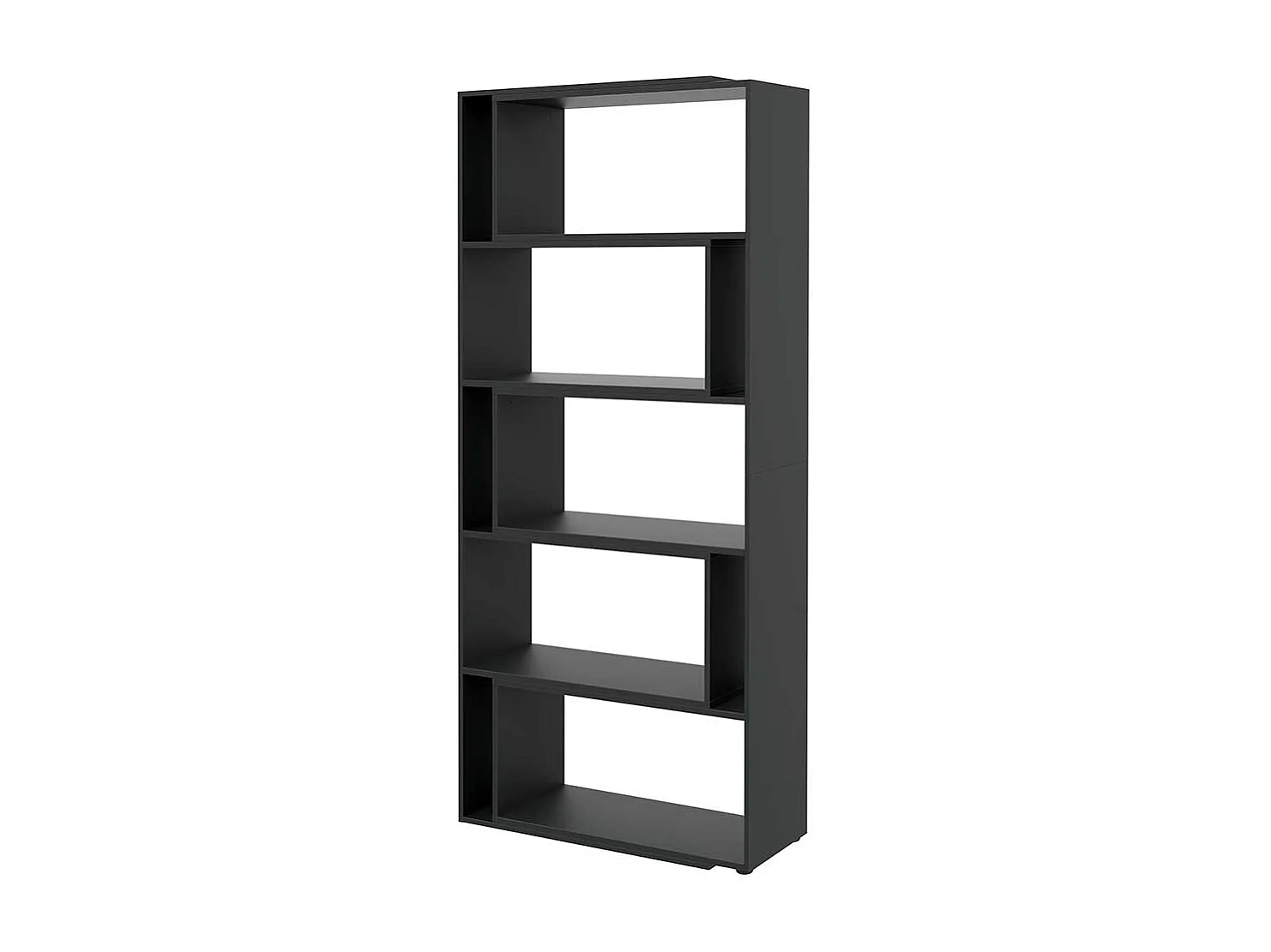 Aktenregal verstellbar in Anthrazit Winkelform optional