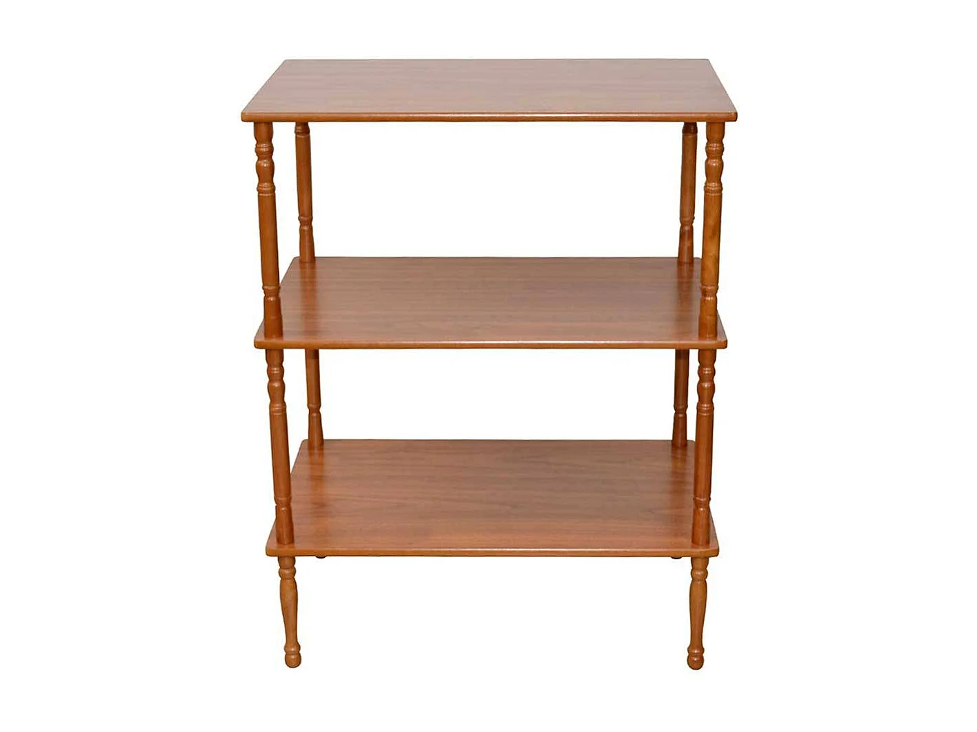 Wohnzimmerregal in Eichefarben klassischen Stil