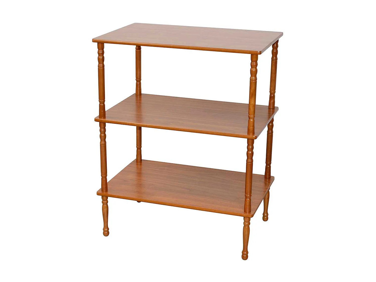 Wohnzimmerregal in Eichefarben klassischen Stil