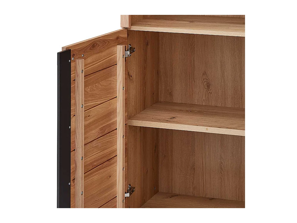 Aktenregal mit Türen in Eschefarben Wildeichefarben