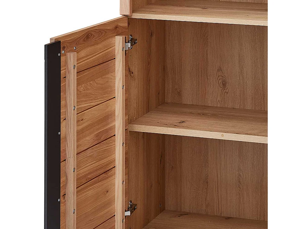 Aktenregal mit Türen in Eschefarben Wildeichefarben