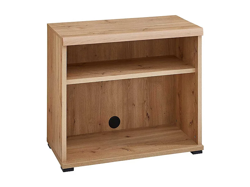 Standregal in Holzoptik foliert einem Einlegeboden