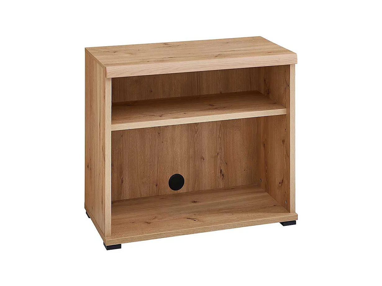 Standregal in Holzoptik foliert einem Einlegeboden