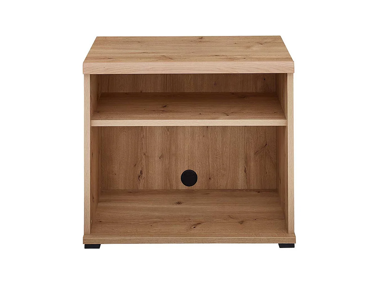 Standregal in Holzoptik foliert einem Einlegeboden