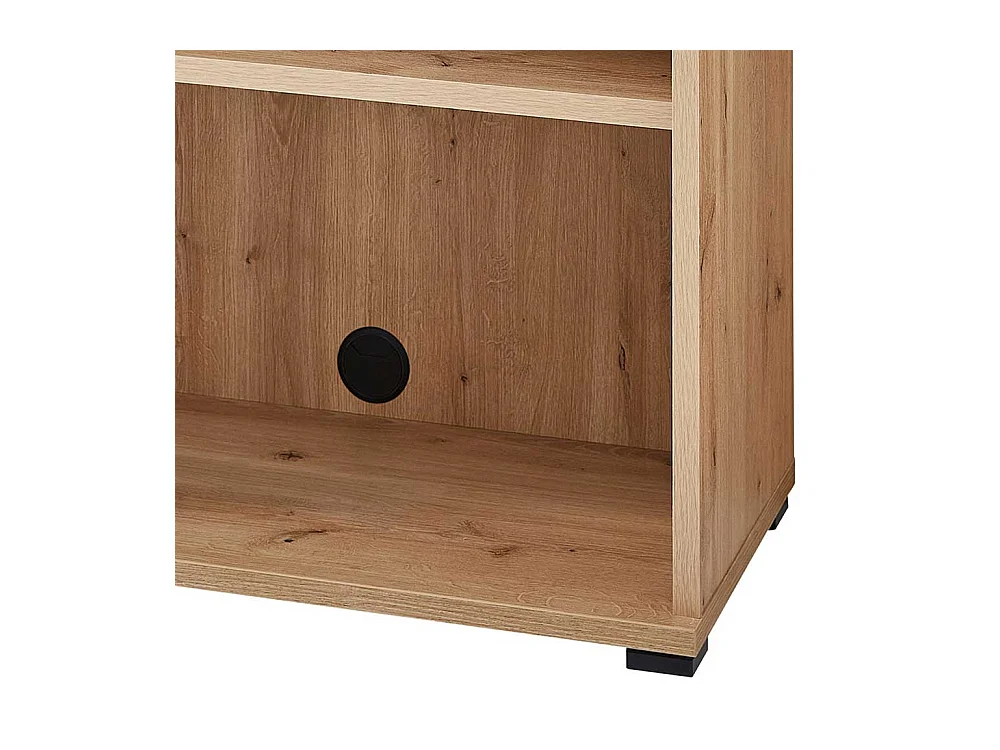 Standregal in Holzoptik foliert einem Einlegeboden