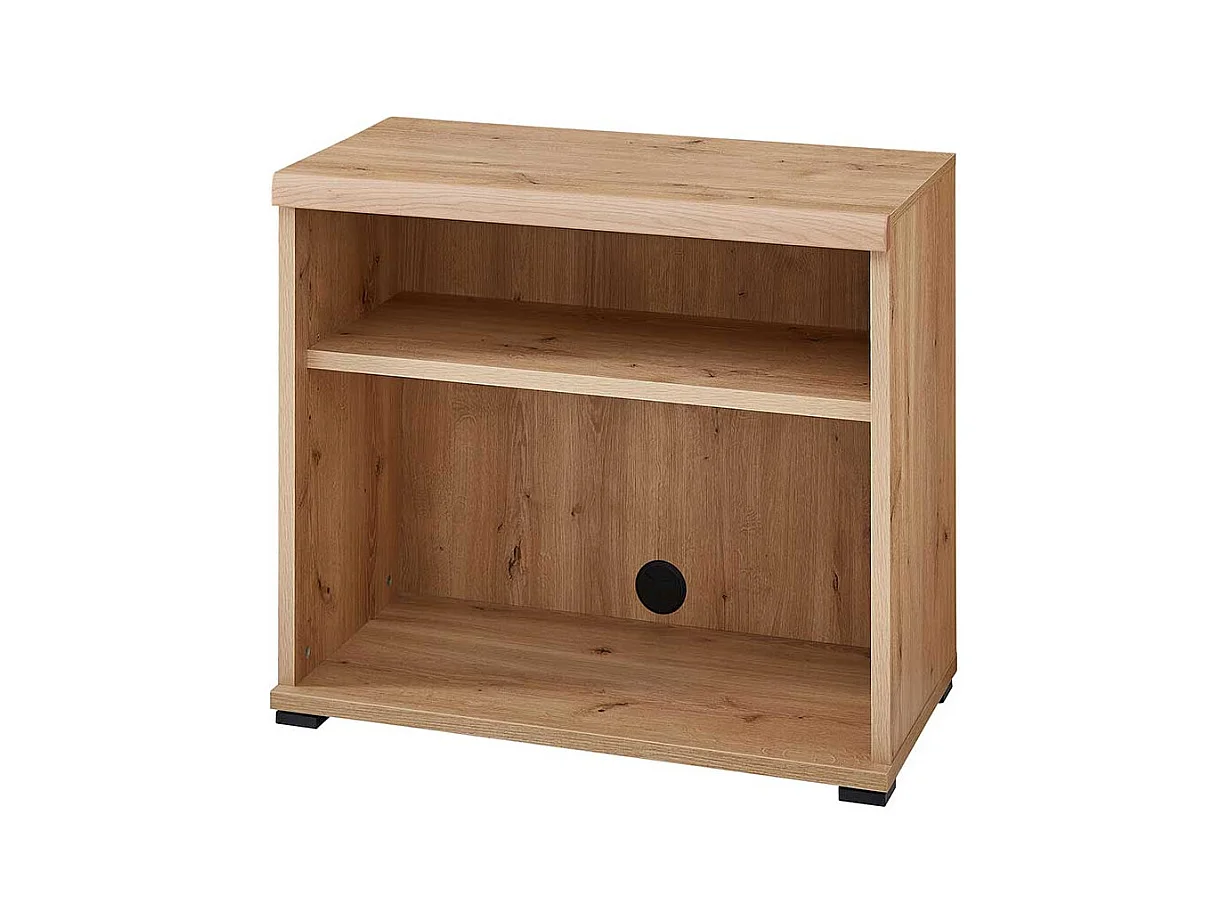 Standregal in Holzoptik foliert einem Einlegeboden