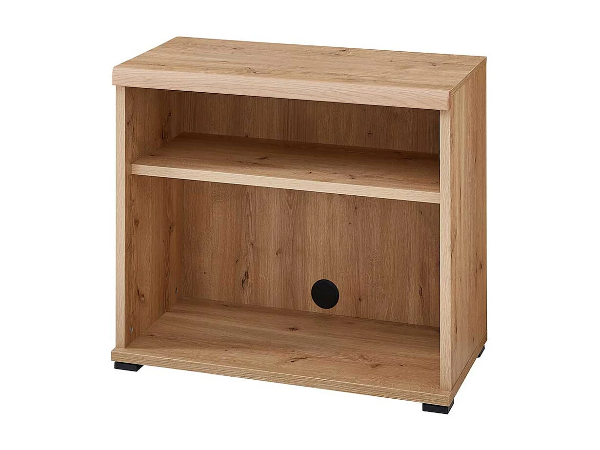 Standregal in Holzoptik foliert einem Einlegeboden